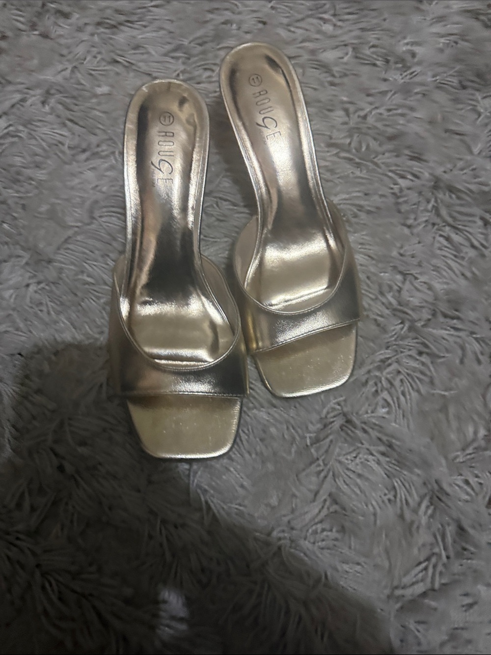 Gold heels